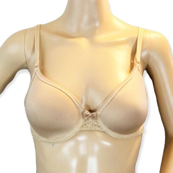 B.Tempt'd Nude Lightly Padded Underwire Bra 34B - Picture 1 of 16